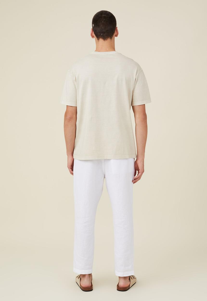 Cotton On - Linen pant - white