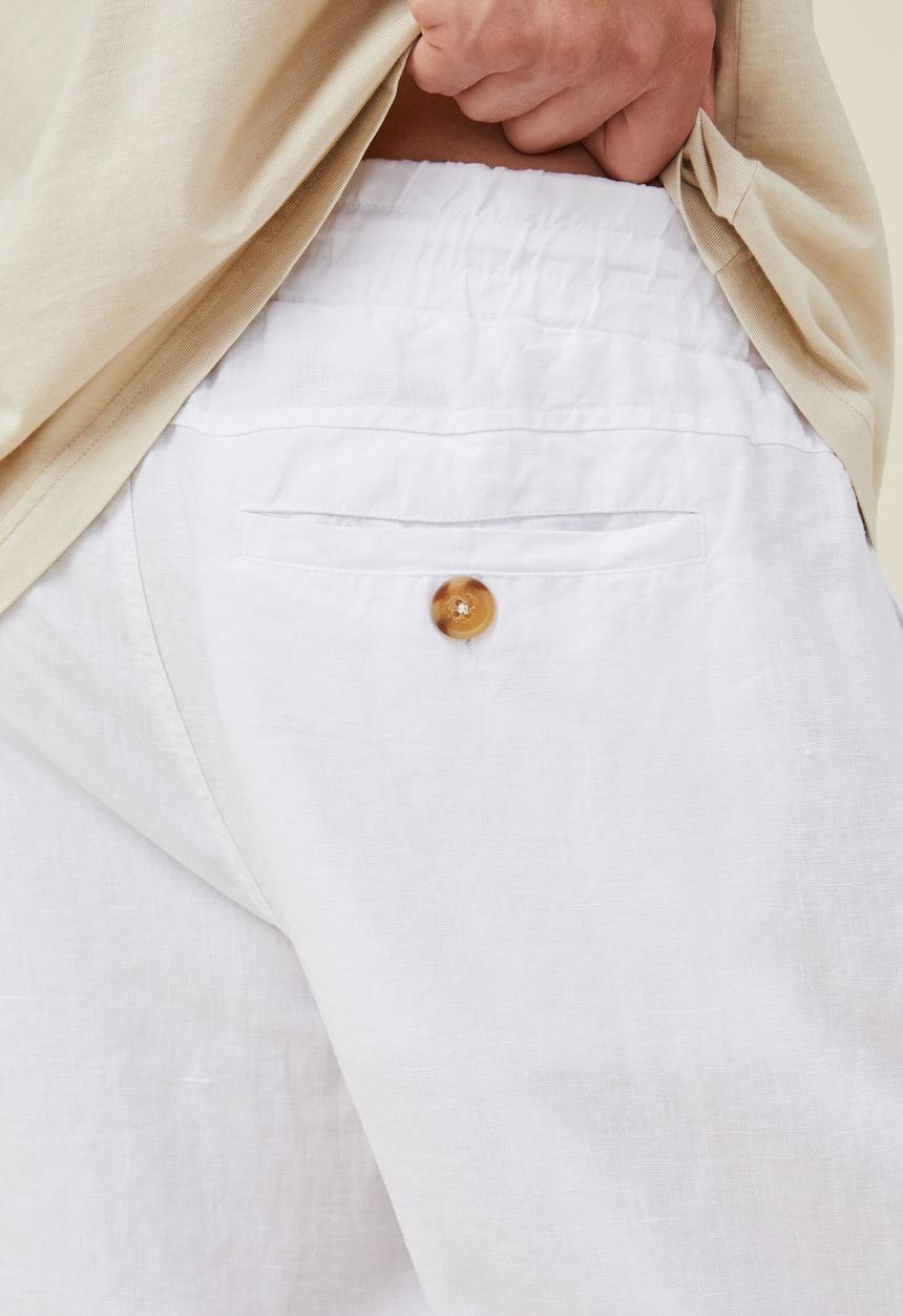 Cotton On - Linen pant - white