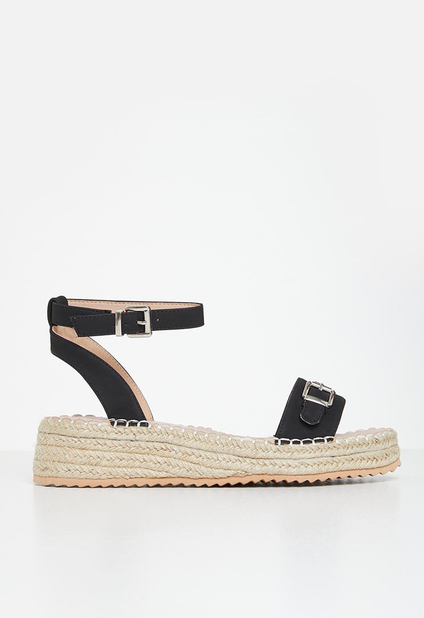edit - Lina espadrille - black