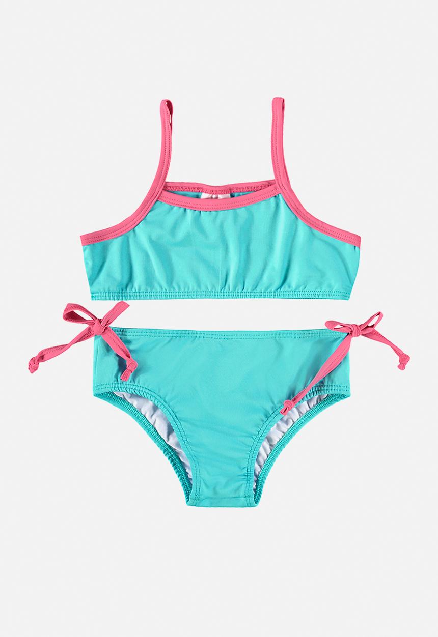 Quimby - Upf 50+ sun protection swimming bikini - blue