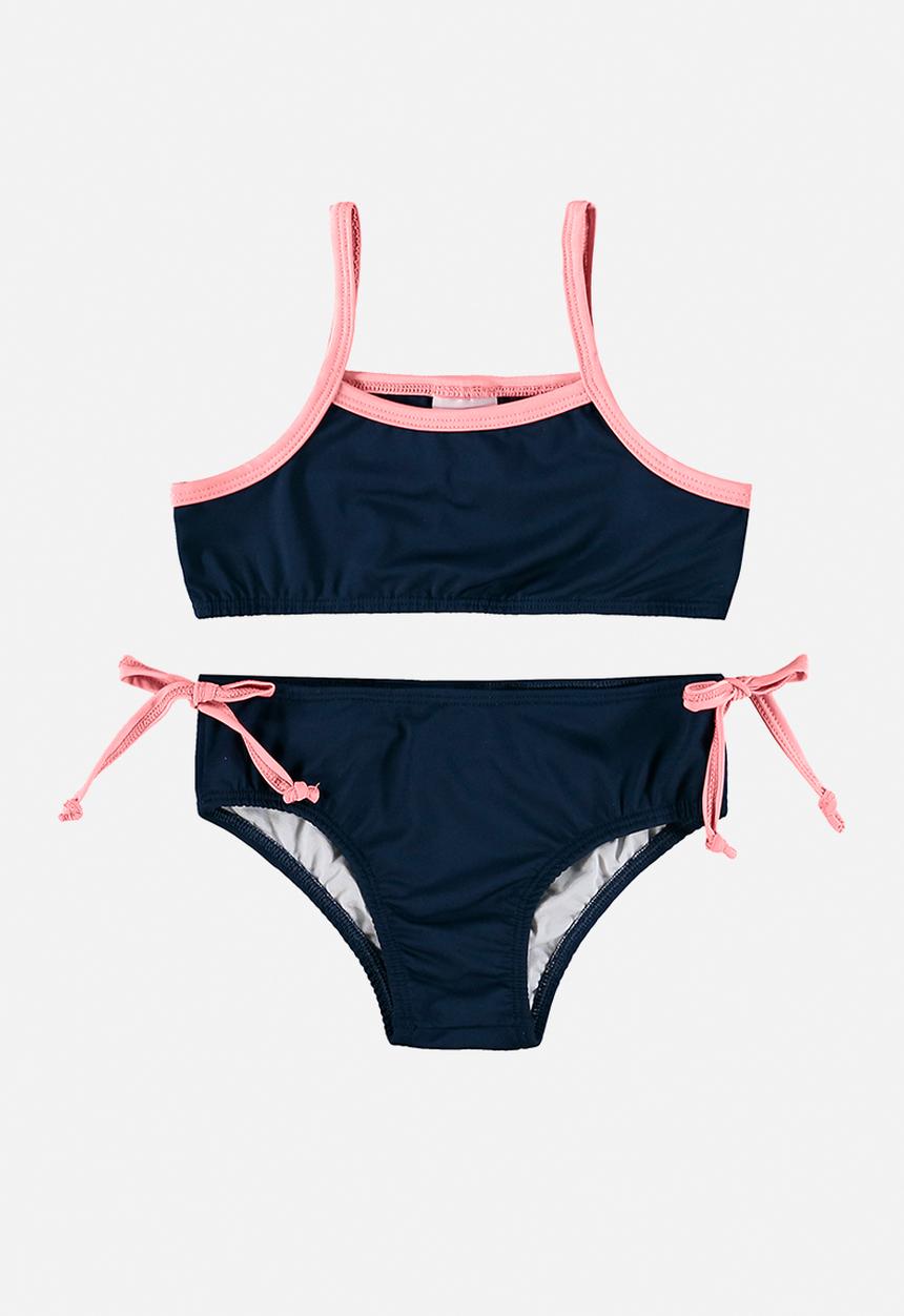 Quimby - Upf 50+ sun protection swimming bikini - dark blue