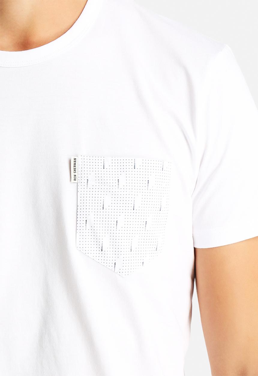 Ben Sherman - Circular Geo pocket T-shirt