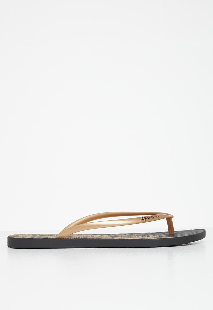 Ipanema - Easy print flip-flop - black & gold