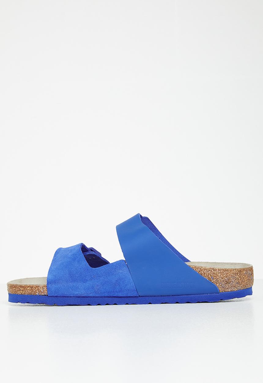 Birkenstock - Arizona split suede/leather - ultra blue