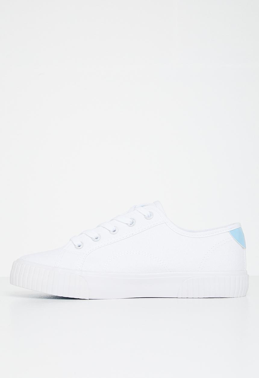 FILA - Bianca canvas - white/light blue/white