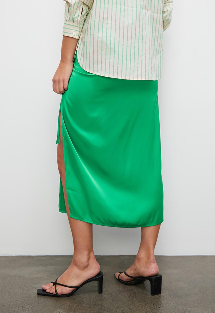 Superbalist - Gathered detail midi - grass green
