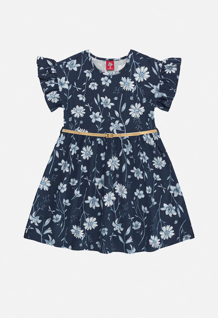 Bee Loop - Single jersey dress - dark blue 