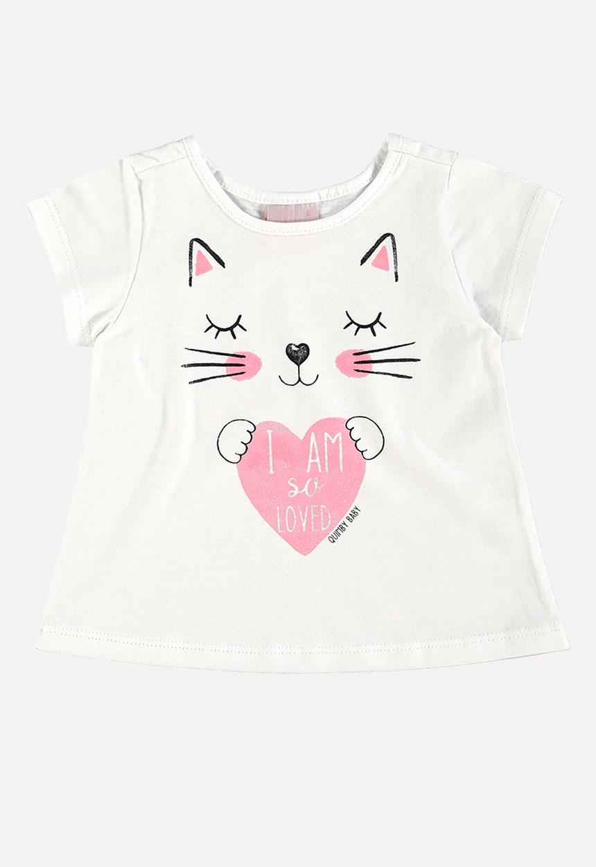 Quimby - Single jersey blouse - white