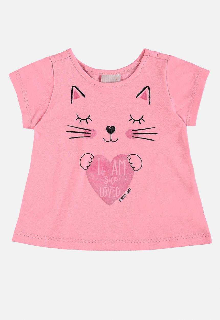 Quimby - Single jersey blouse - pink