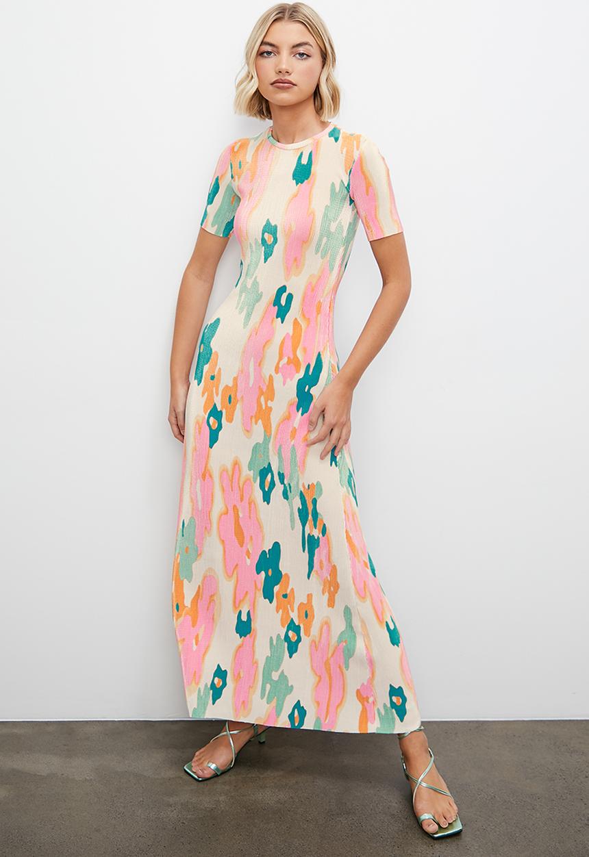 Superbalist - Plisse column dress - multi