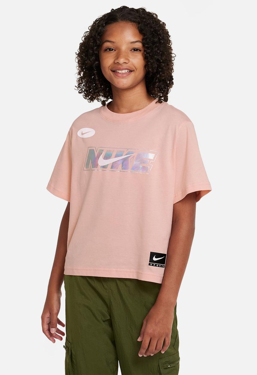 Nike - G nsw tee boxy icon clash - arctic orange