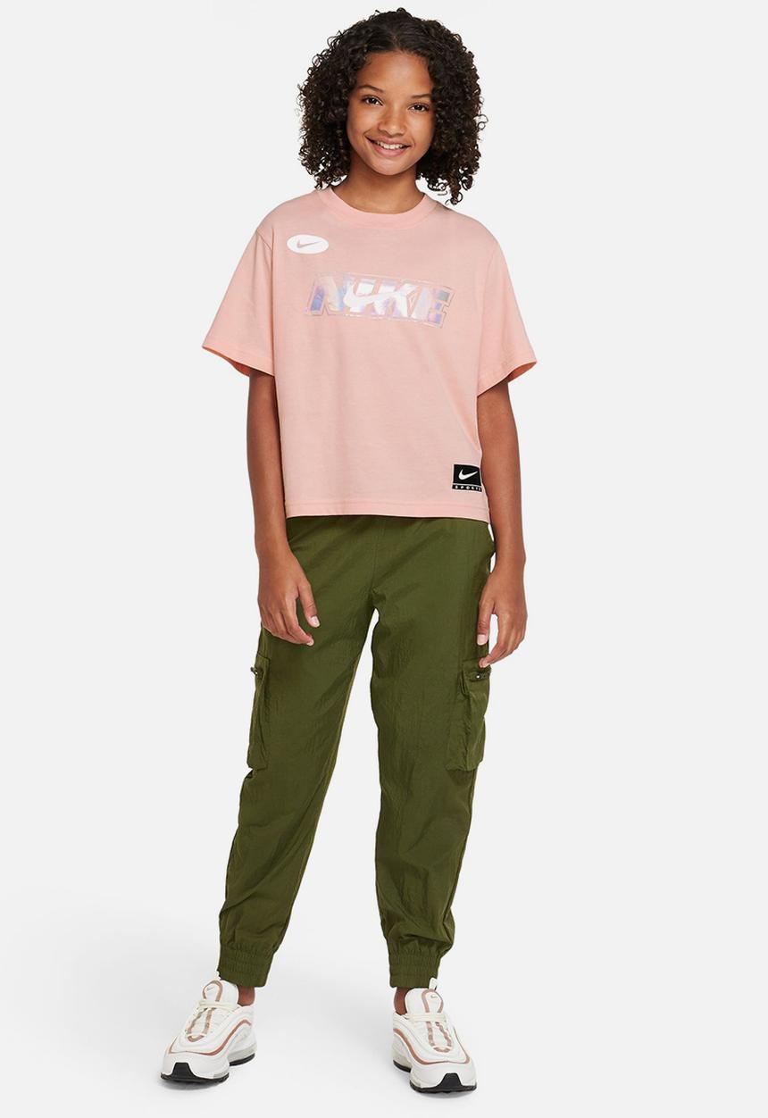 Nike - G nsw tee boxy icon clash - arctic orange