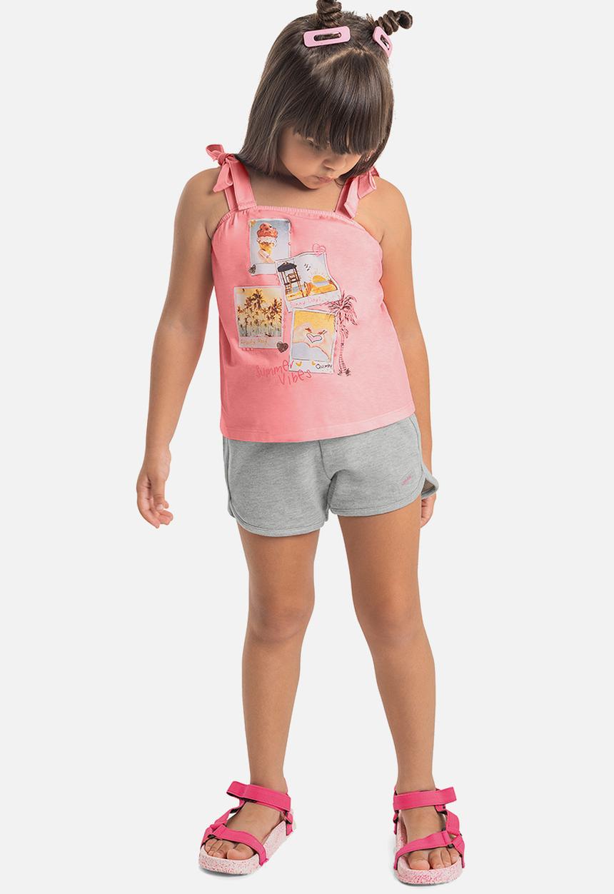 Quimby - Single jersey tank top - pink