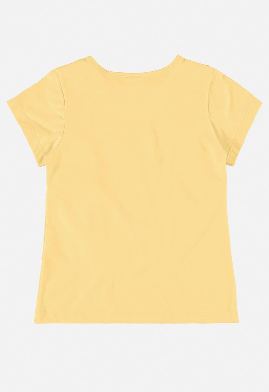 Quimby - Single jersey blouse - yellow