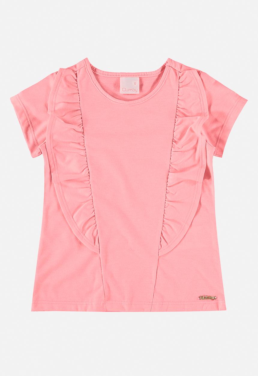 Quimby - Single jersey blouse - pink