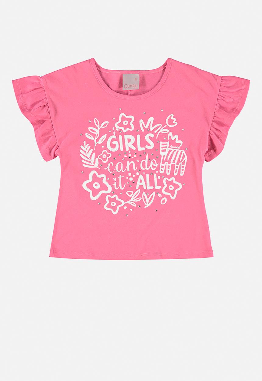 Quimby - Single jersey blouse - pink