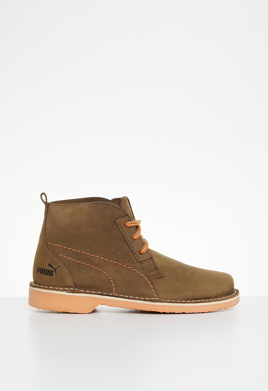 PUMA - Terrae mid jr tigers eye - deep apricot
