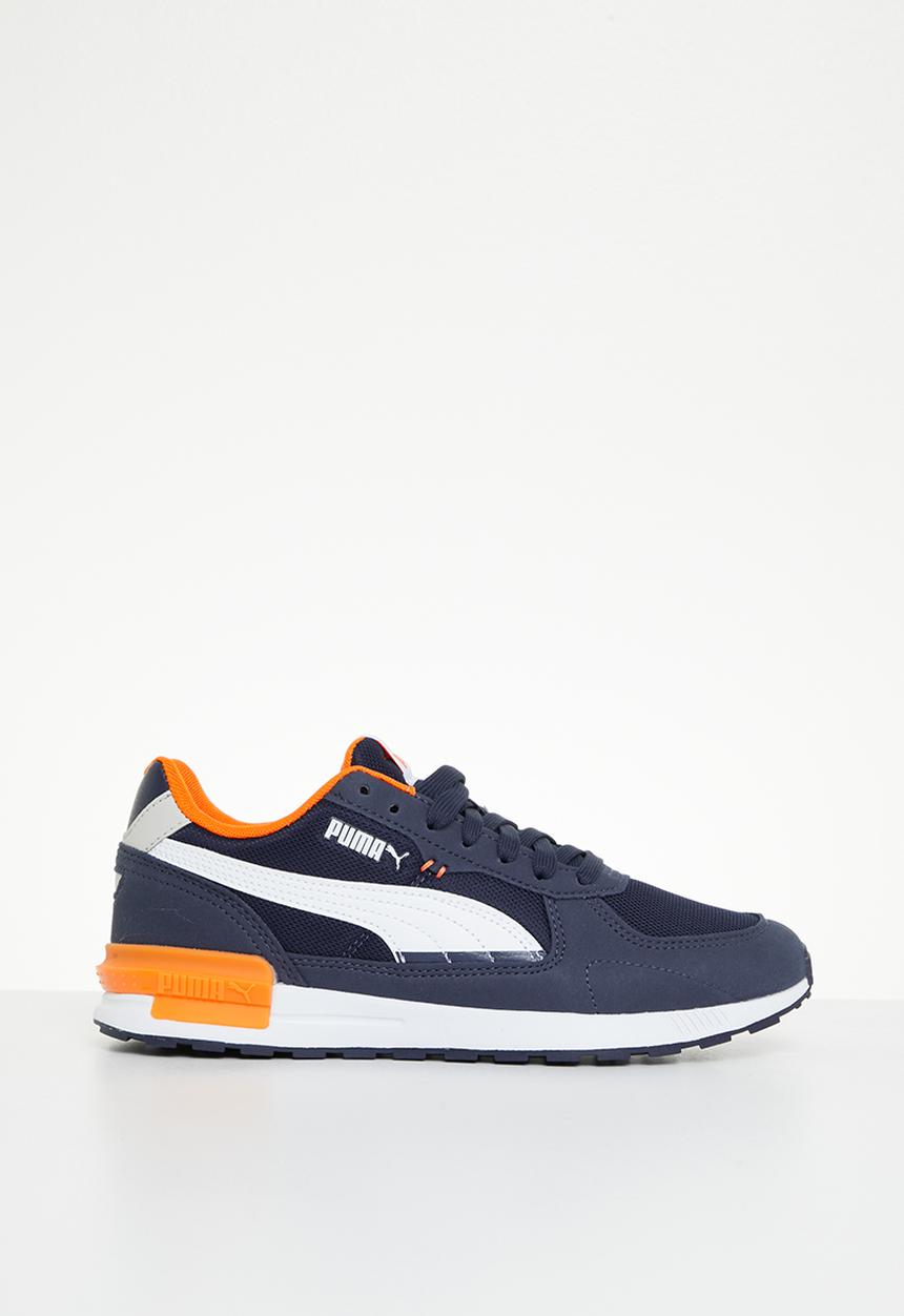 PUMA - Graviton jr - peacoat & white