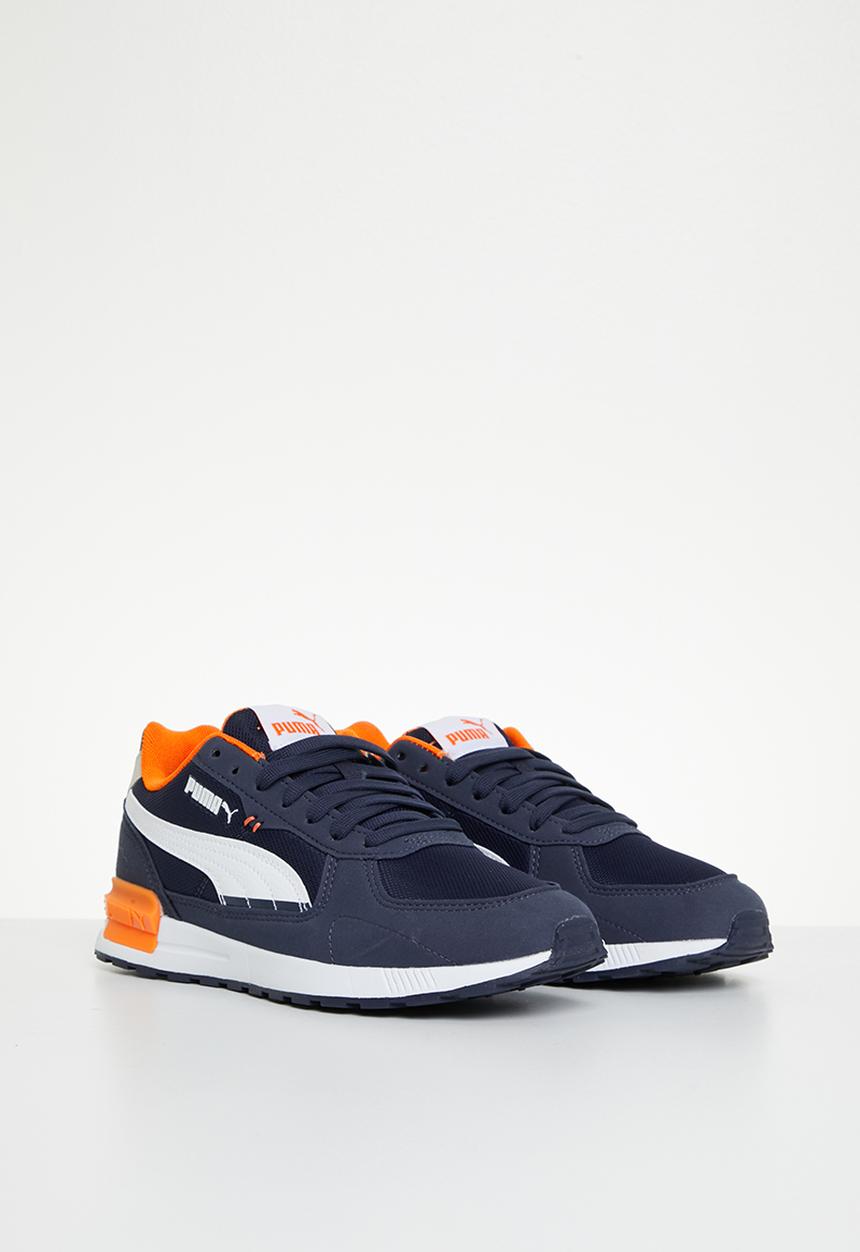 PUMA - Graviton jr - peacoat & white