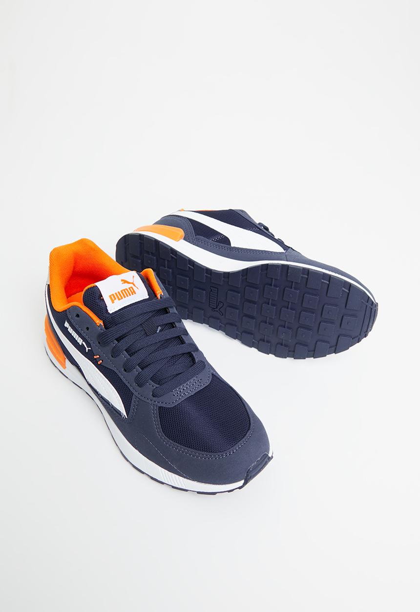 PUMA - Graviton jr - peacoat & white