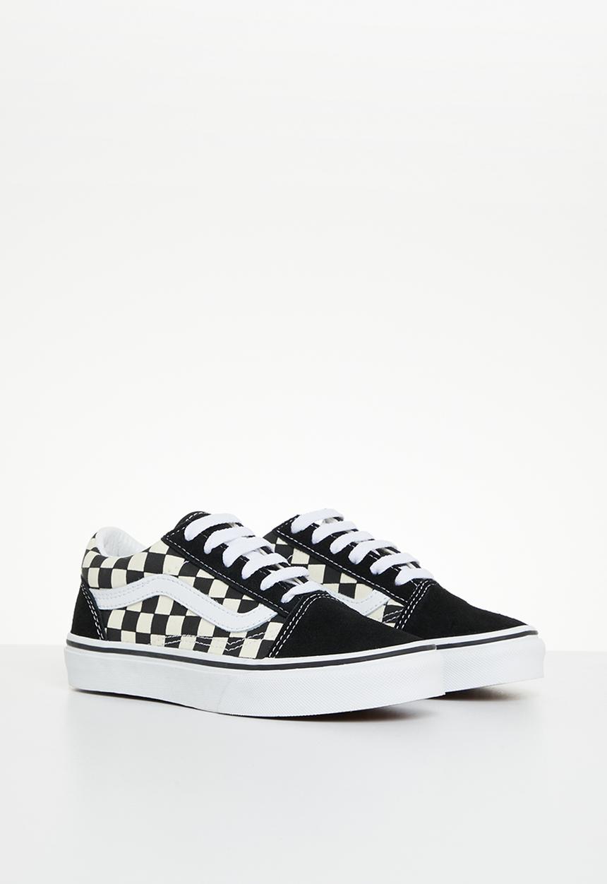 Vans - Uy old skool - (primary check) black & white 