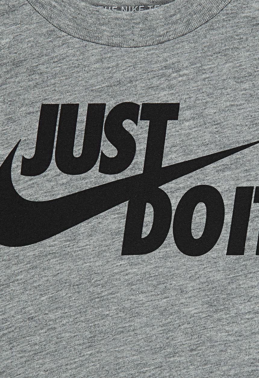 Nike - Nkb jdi swoosh split tee - dark grey heather