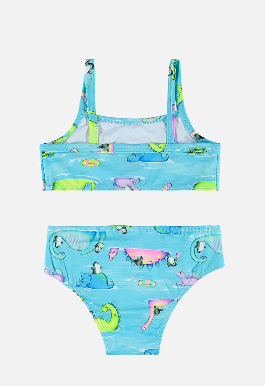 Quimby - Upf 50+ sun protection swimming bikini - blue
