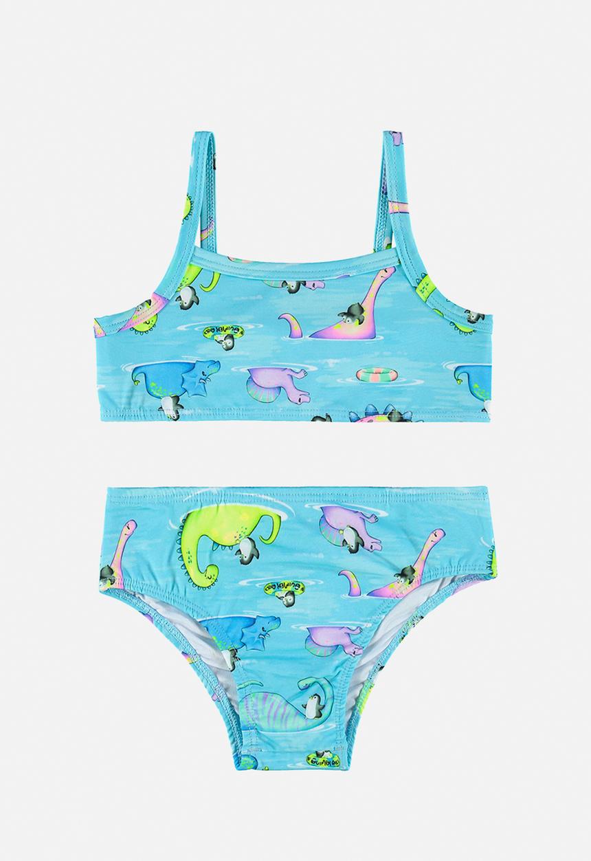 Quimby - Upf 50+ sun protection swimming bikini - blue