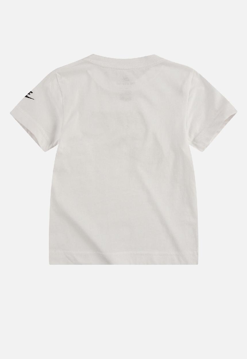 Nike - Faux jersey mesh futura short sleeve te - white