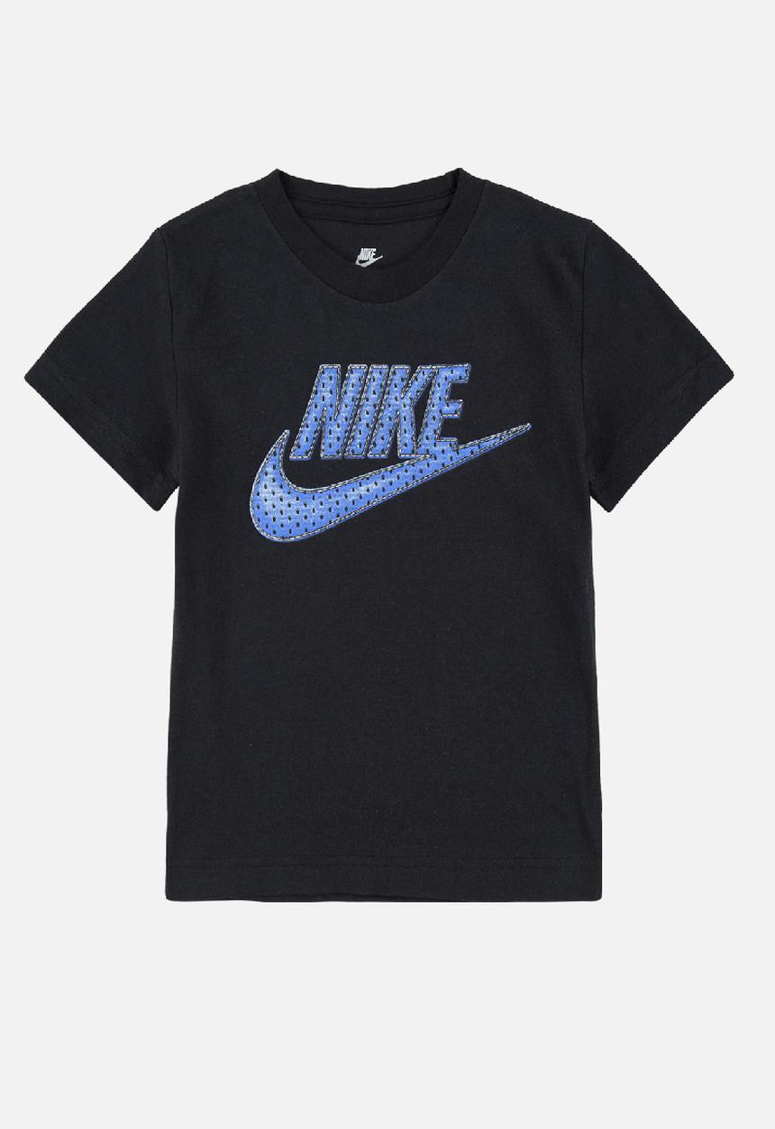 Nike - Faux jersey mesh futura short sleeve te - black