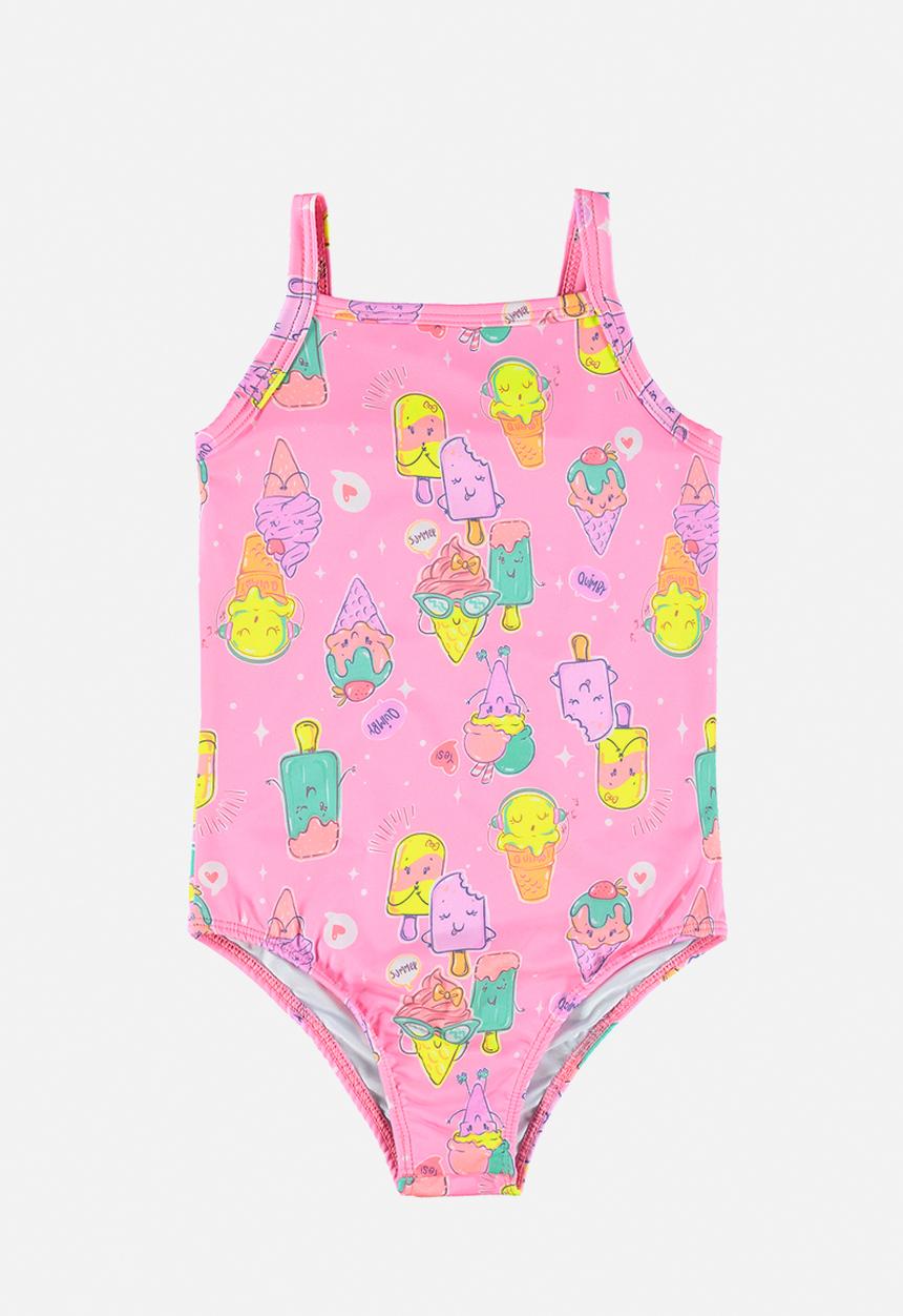 Quimby - Upf 50+ sun protection swimsuit - pink