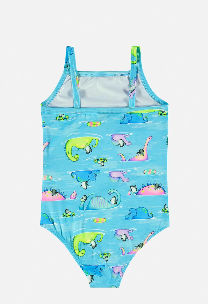 Quimby - Upf 50+ sun protection swimsuit - blue