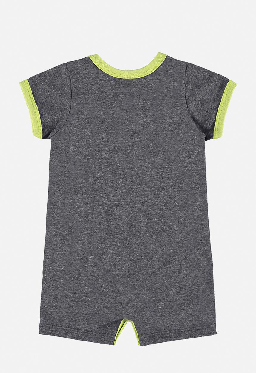 Quimby - Single jersey romper - dark grey