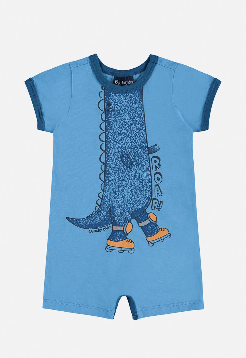Quimby - Single jersey romper - blue