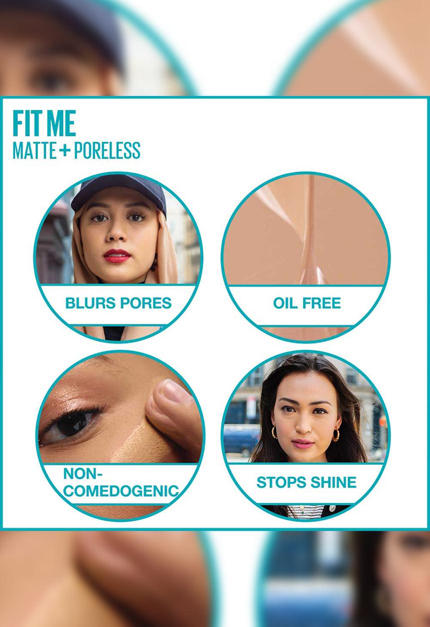 Maybelline - FIT ME!® Matte + Poreless Foundation - 242 Light Honey