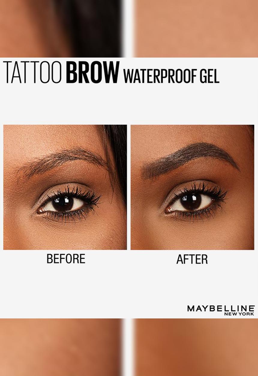 Maybelline - Brow Tattoo Waterproof Gel - Medium Brown