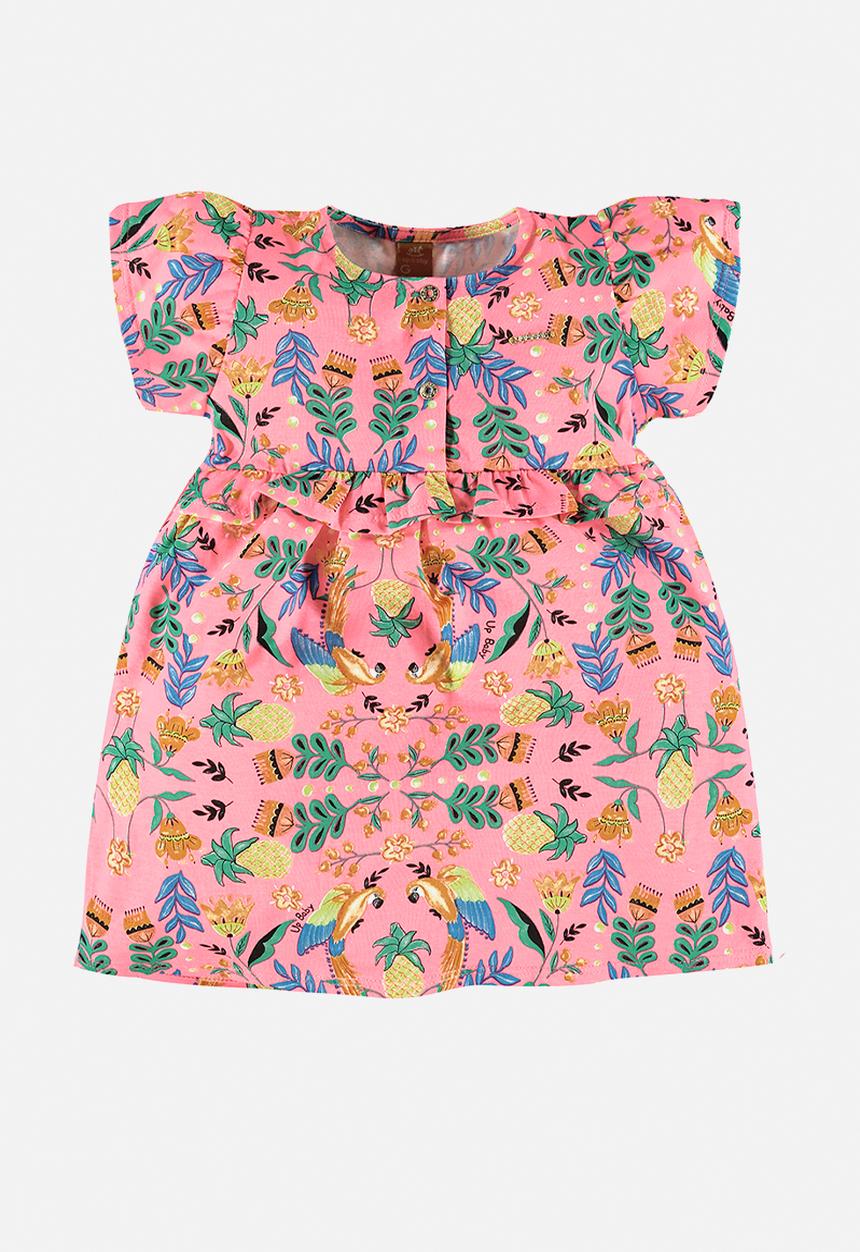 UP Baby - Single jersey dress - pink