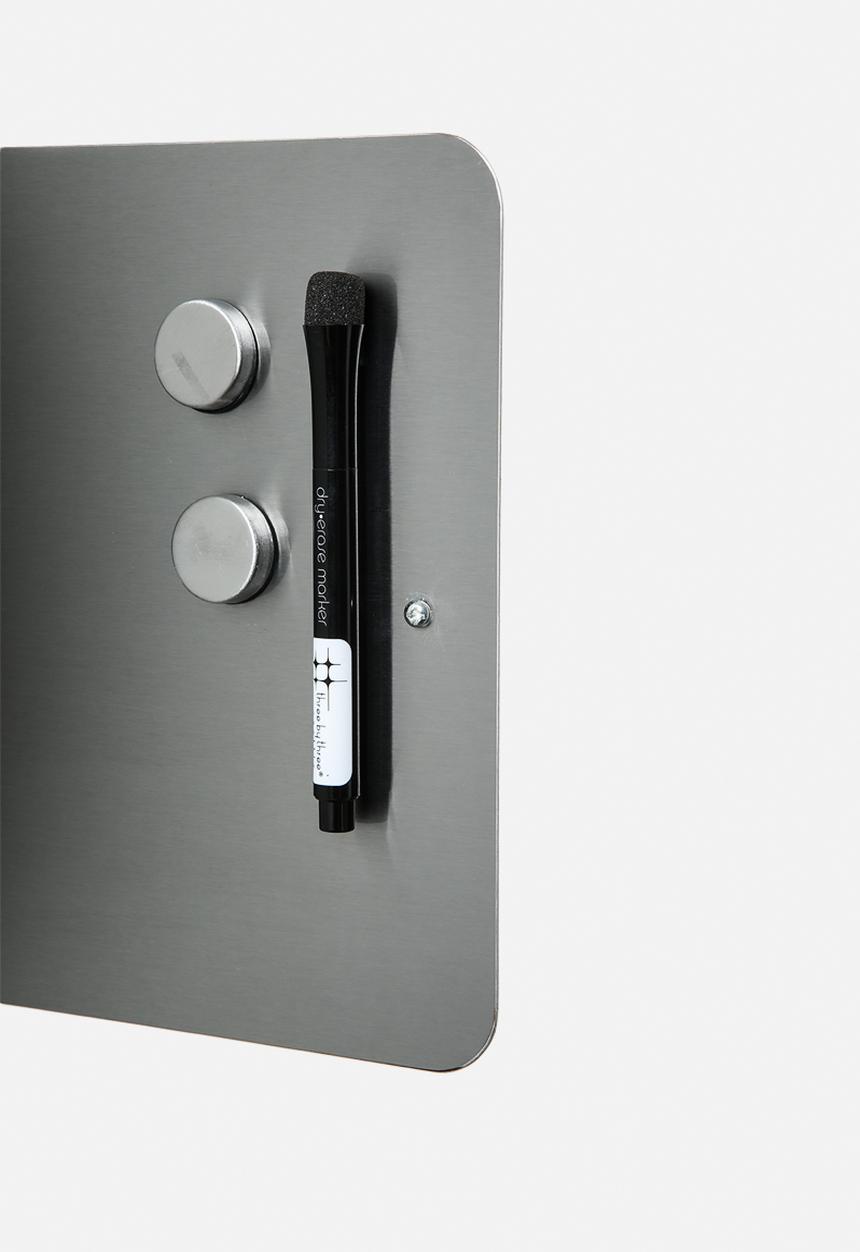 Three by Three - Magnetic Stainless Dry Ease Board