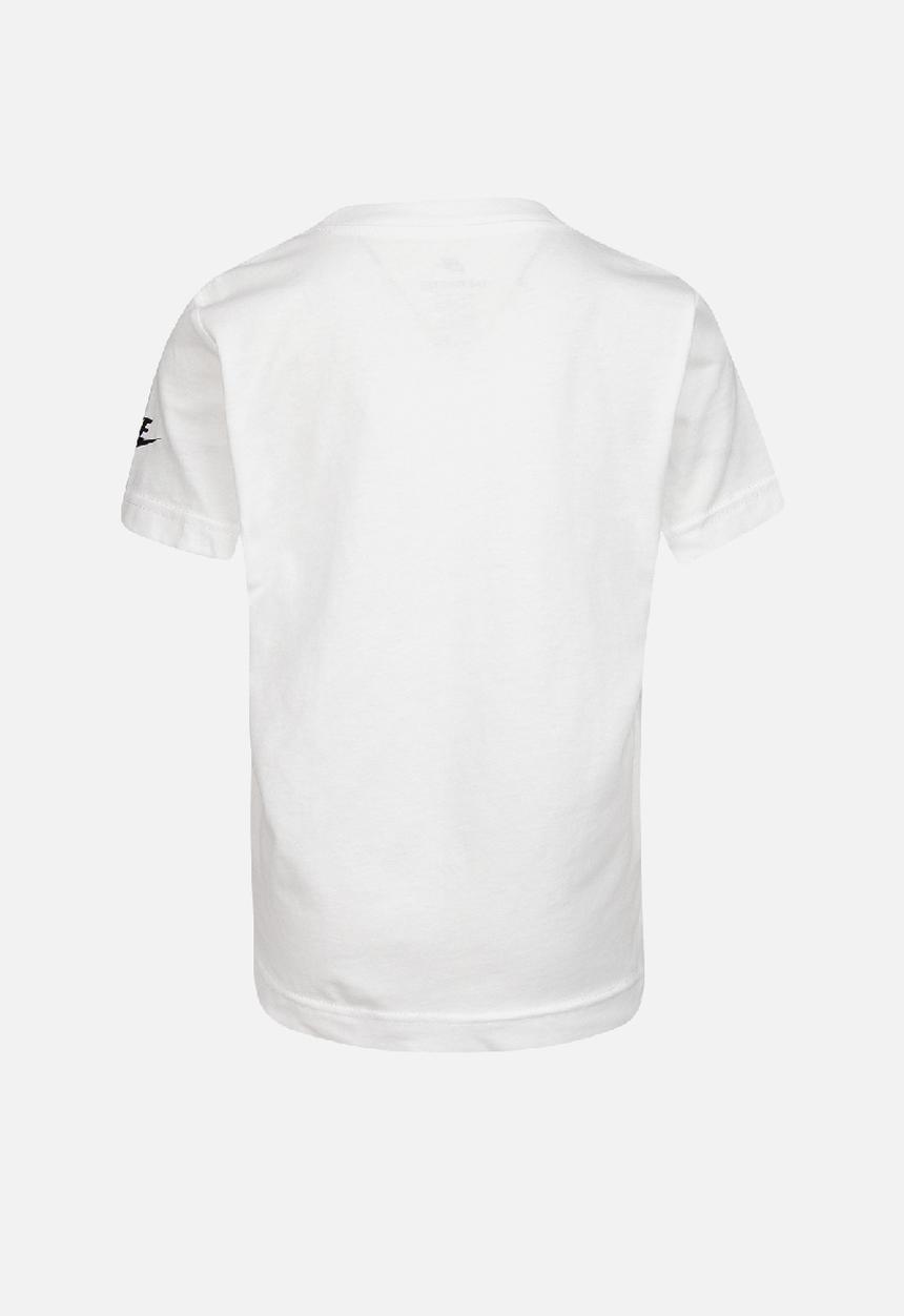 Nike - Faux jersey mesh futura short sleeve te - white