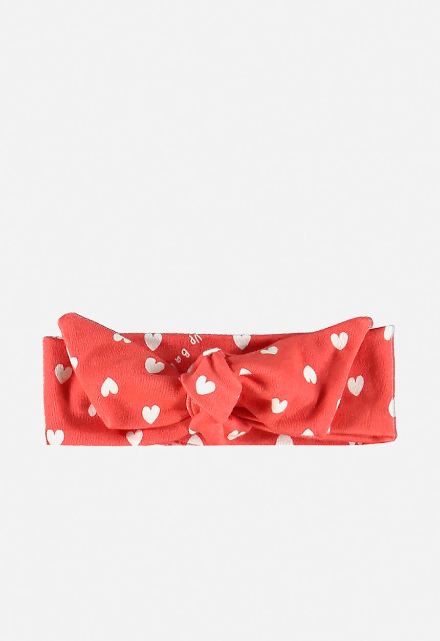UP Baby - Bodysuit, shorts & headband set - off white & red