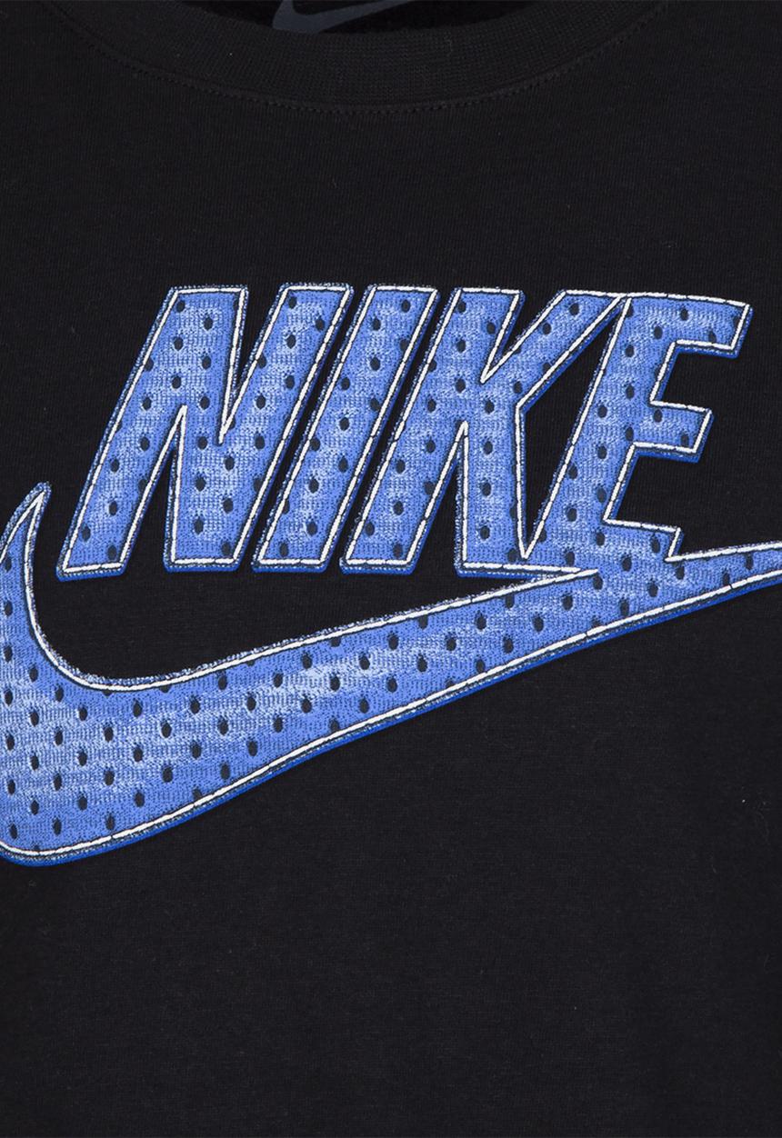 Nike - Faux jersey mesh futura short sleeve te - black