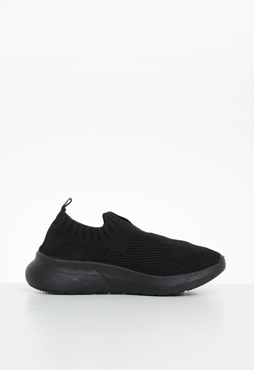 Pierre Cardin - Woven slip on sneaker - black 