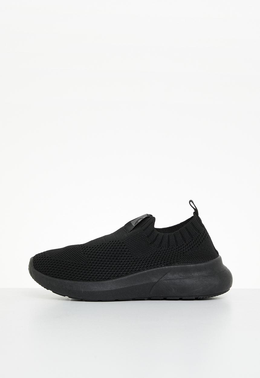 Pierre Cardin - Woven slip on sneaker - black 