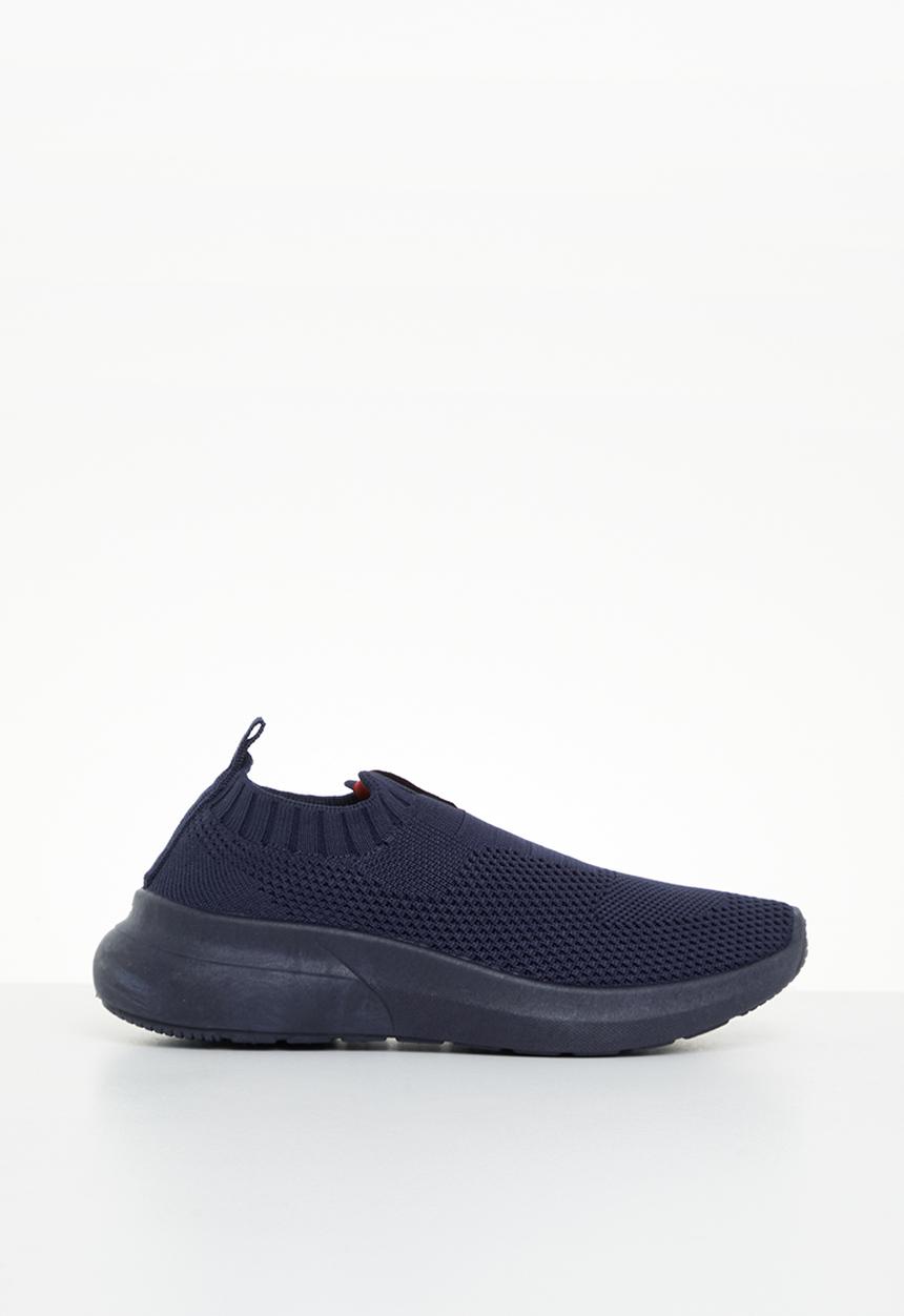 Pierre Cardin - Woven slip on sneaker - navy 