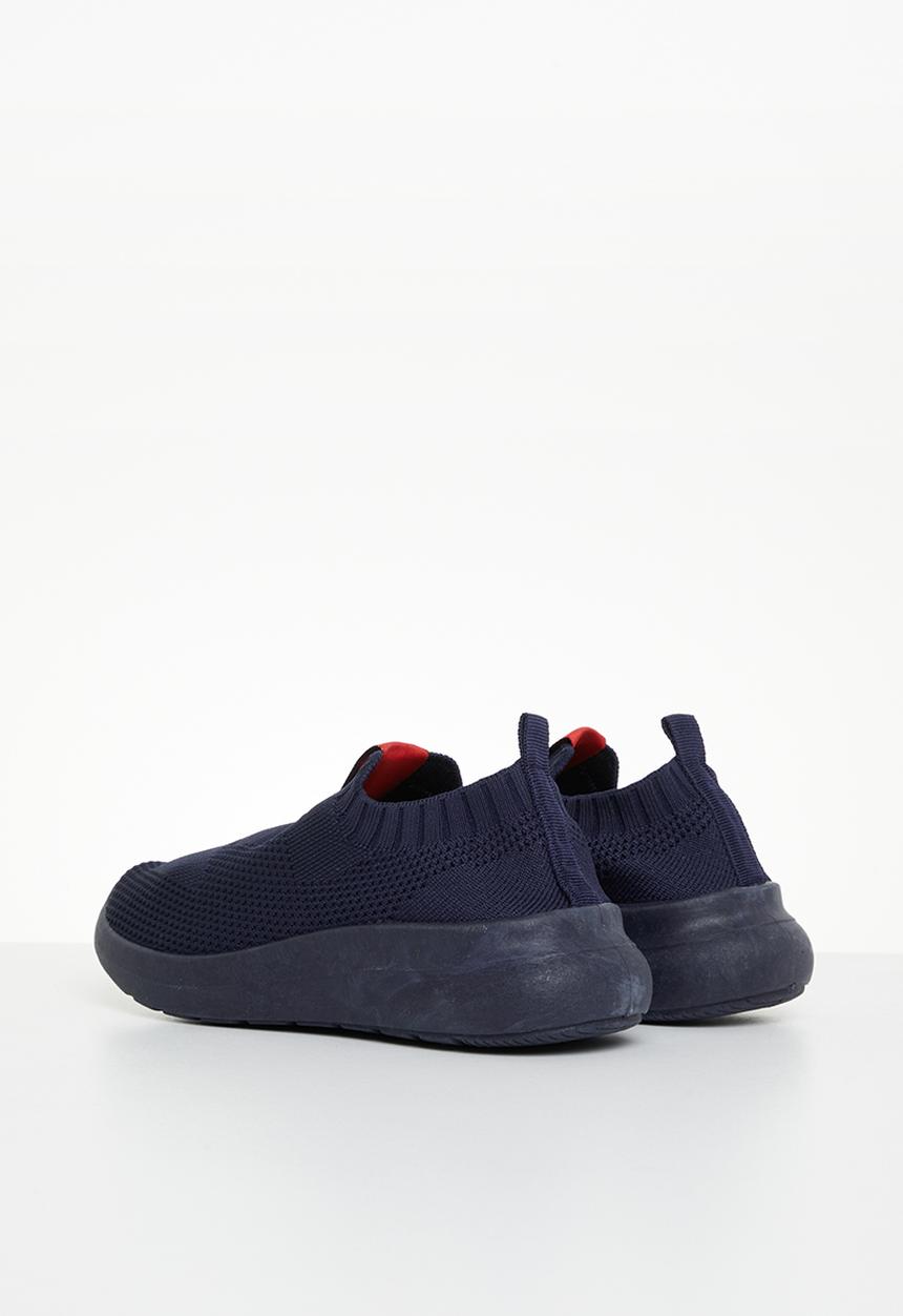 Pierre Cardin - Woven slip on sneaker - navy 