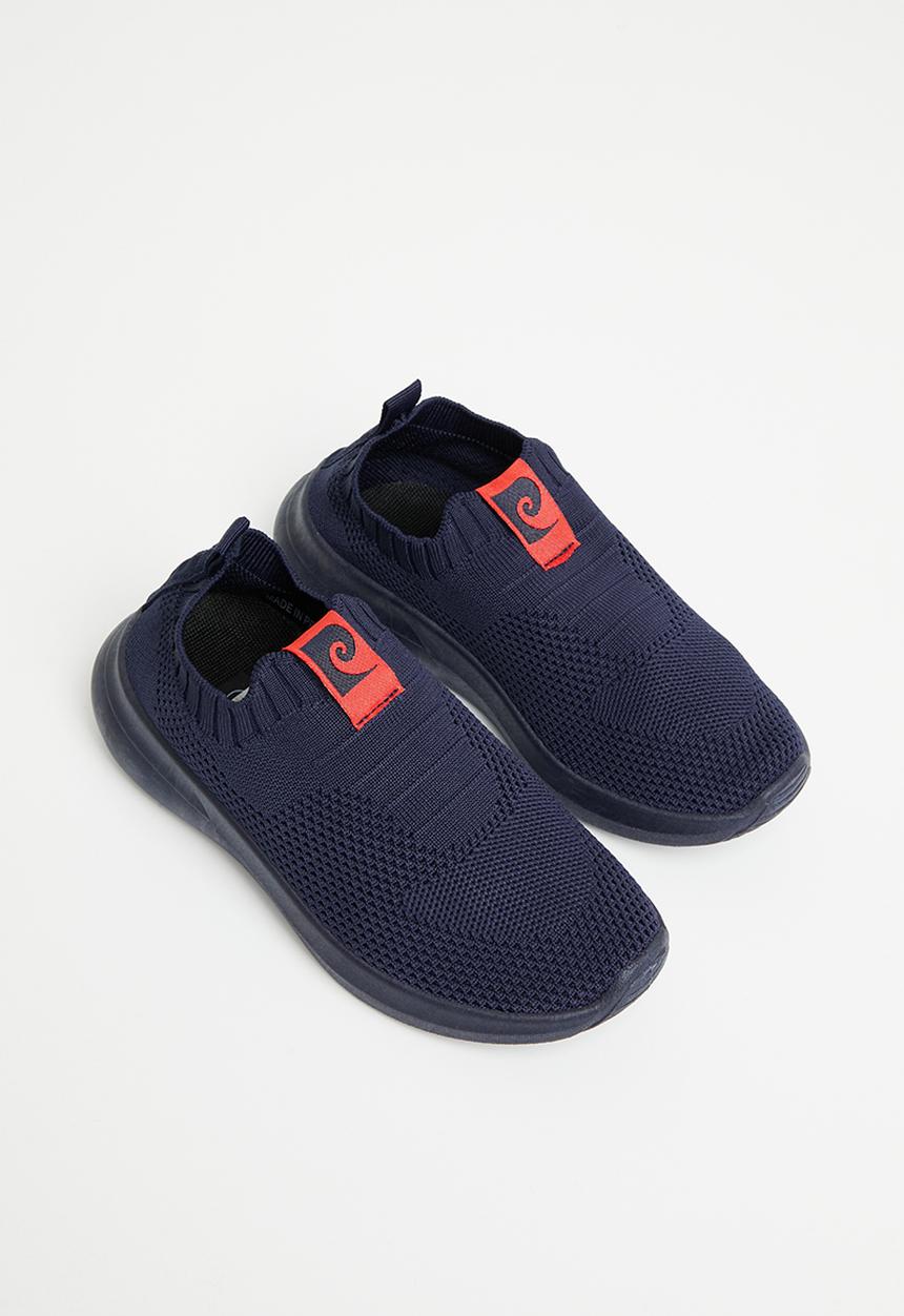 Pierre Cardin - Woven slip on sneaker - navy 
