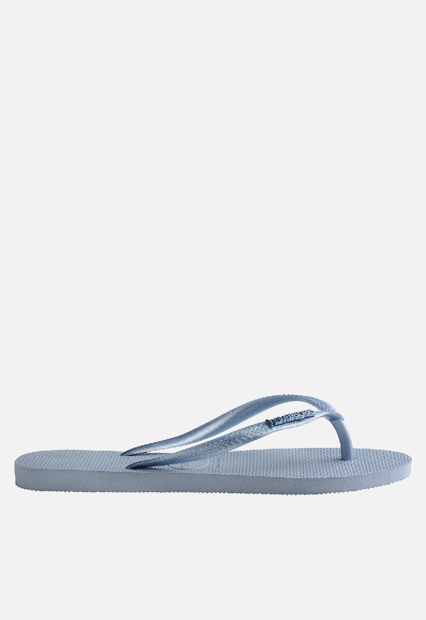Havaianas - Slim logo metallic - ashley blue