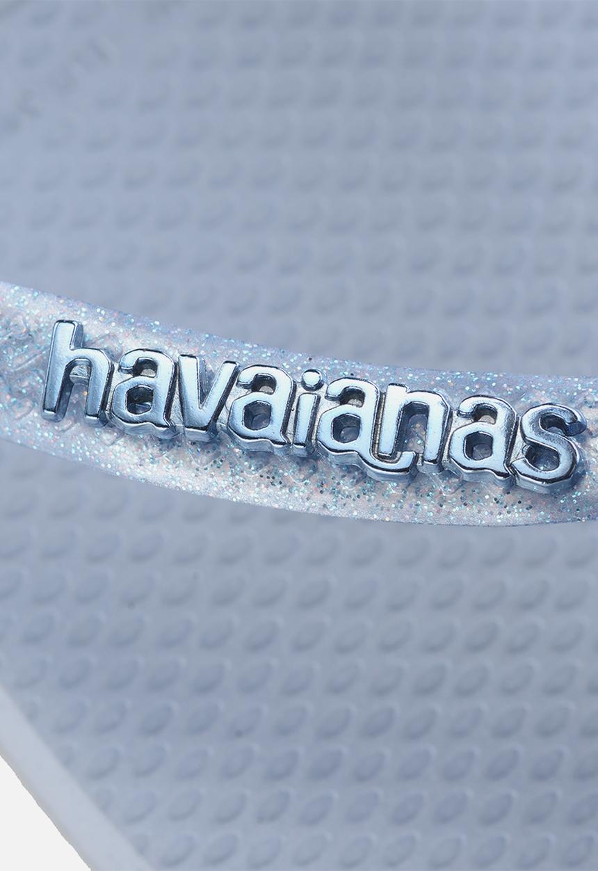 Havaianas - Slim logo metallic - ashley blue