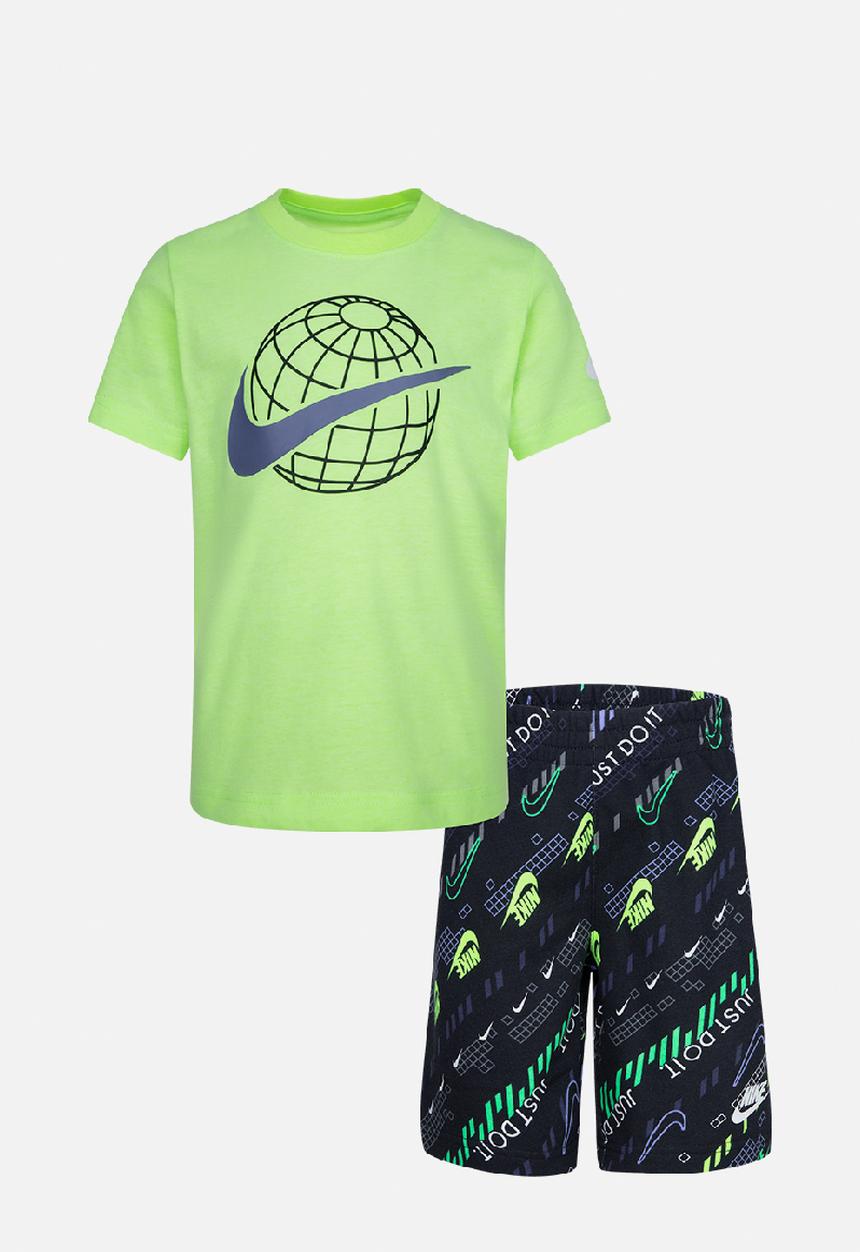 Nike - Nkb b nsw digital escape short - green & black