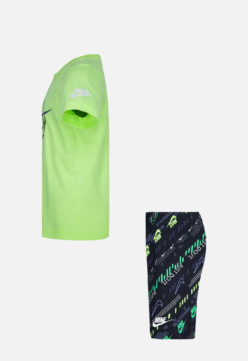 Nike - Nkb b nsw digital escape short - green & black